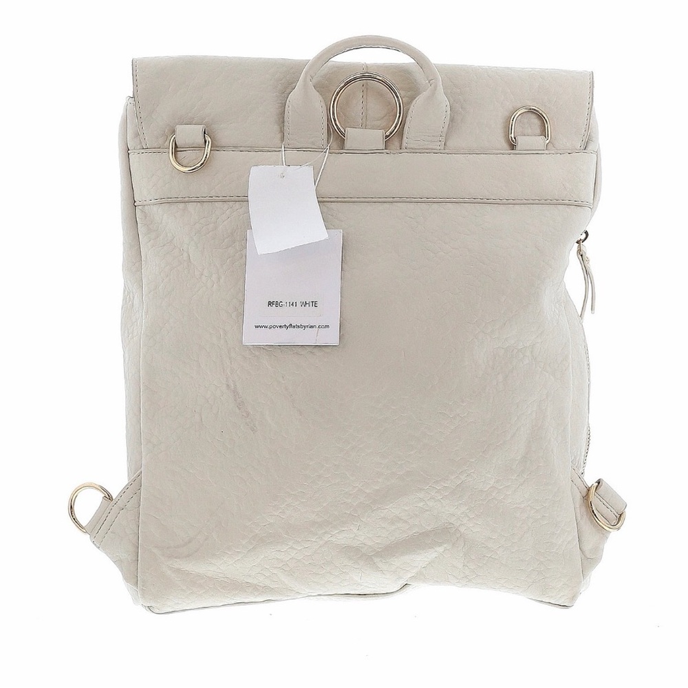 POVERTY FLATS by rian Cream Satchel - Picture 2 of 9